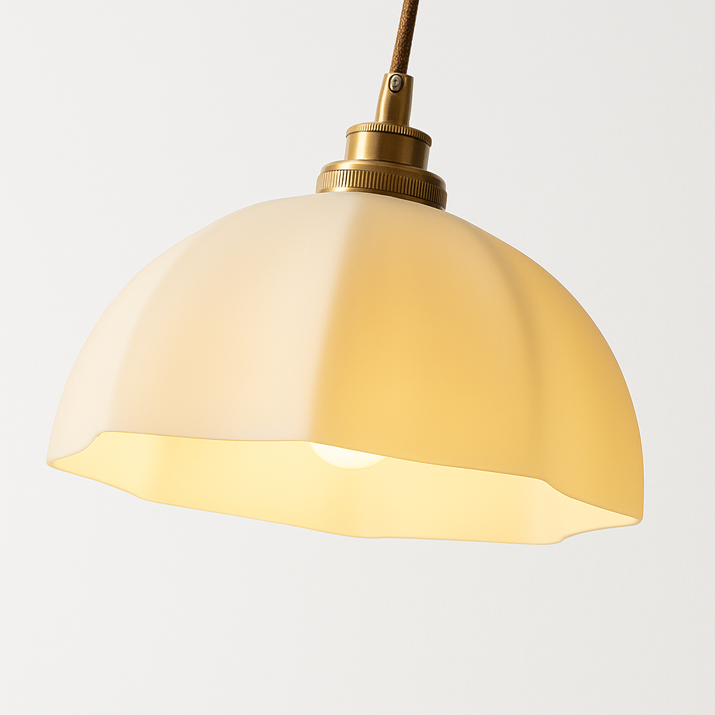 Luminária Pendente Moderna Minimalista Vidro Metal Ciel de Flamme - ABAZZUR™