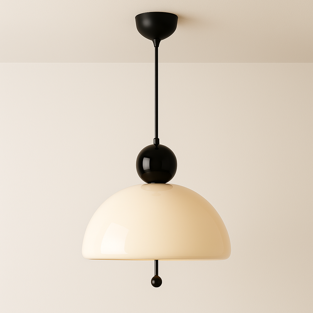 Luminária Pendente Moderna Minimalista Vidro Metal Luxor - ABAZZUR™