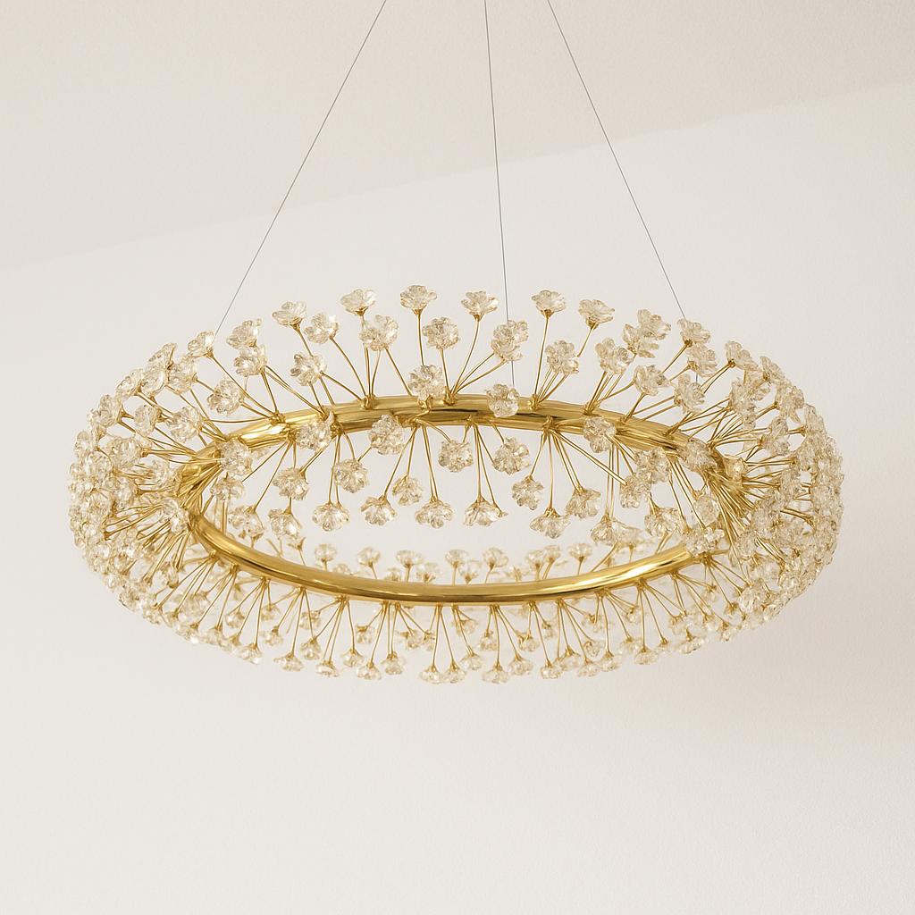 Luminária Pendente Moderna Minimalista Vidro Metal Sylumina - ABAZZUR™