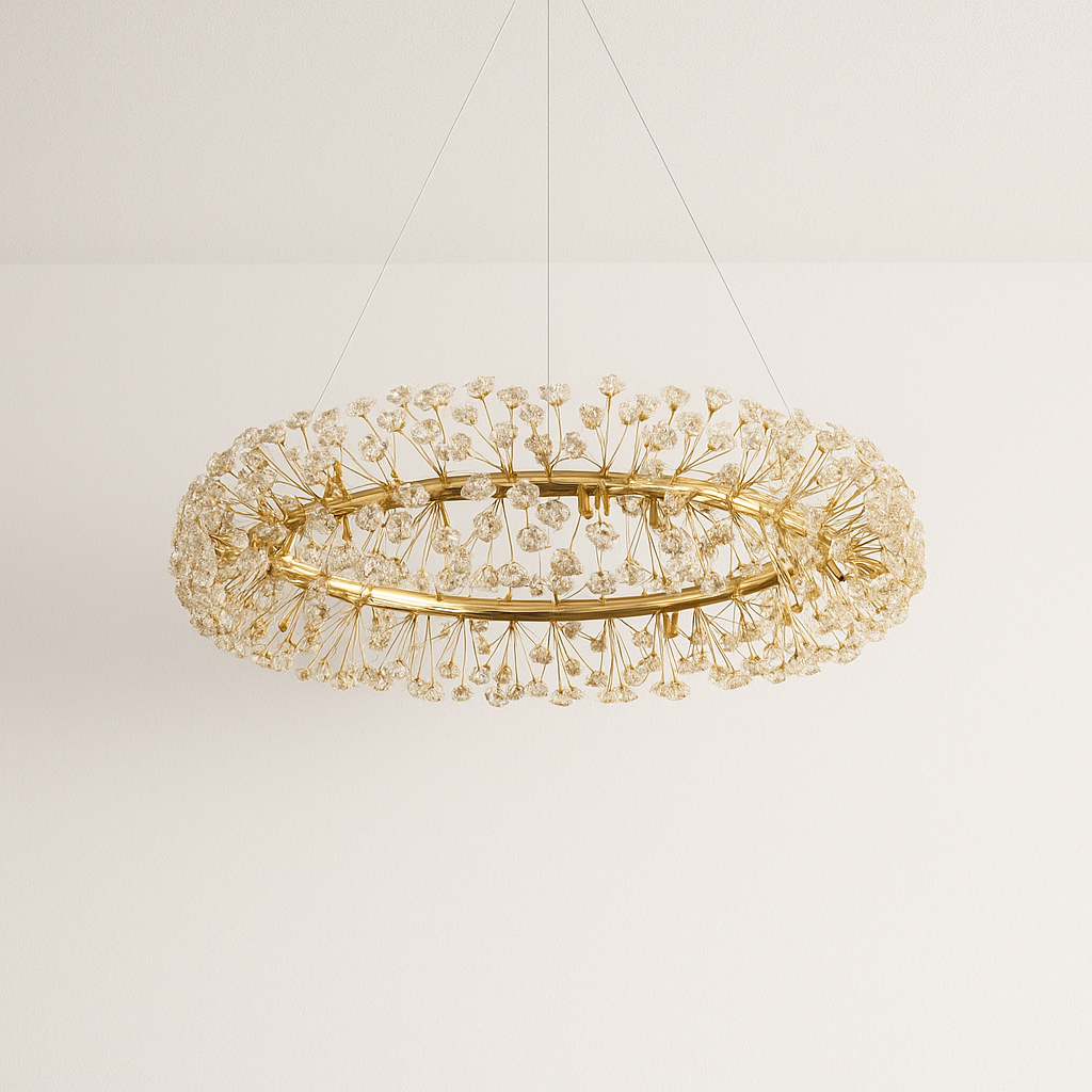 Luminária Pendente Moderna Minimalista Vidro Metal Sylumina - ABAZZUR™