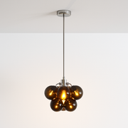 Luminária Pendente Moderna Minimalista Vidro Orbess - ABAZZUR™