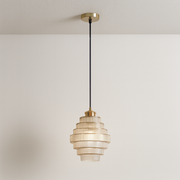 Luminária Pendente Moderna Minimalista Vidro Rayito - ABAZZUR™