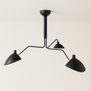 Luminária Plafon Moderna Minimalista Industrial Articulada Nerth Mouille - ABAZZUR™