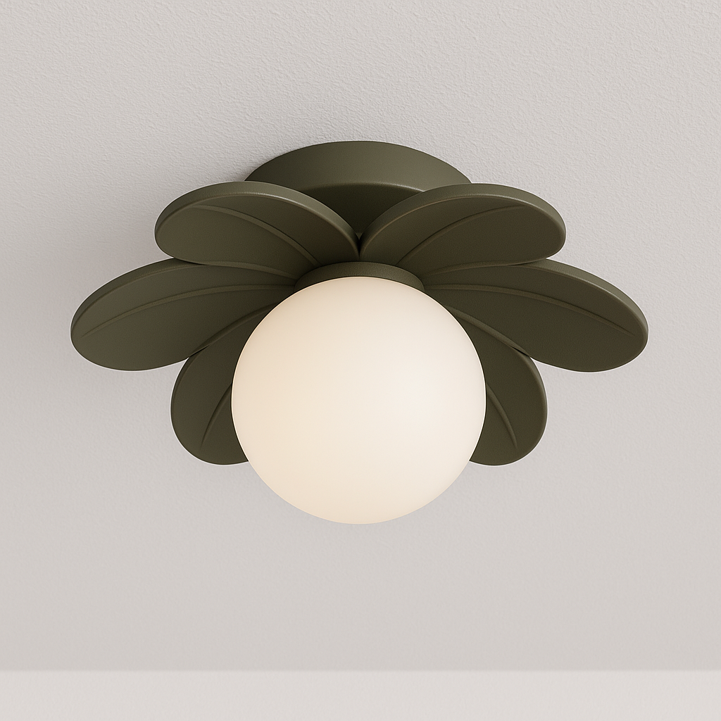 Luminária Plafon Moderna Minimalista Infantil Resina Giardino - ABAZZUR™