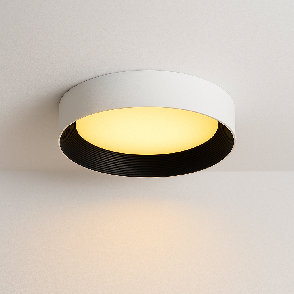Luminária Plafon Moderna Minimalista LED Metal Acrílico Wigan - ABAZZUR™