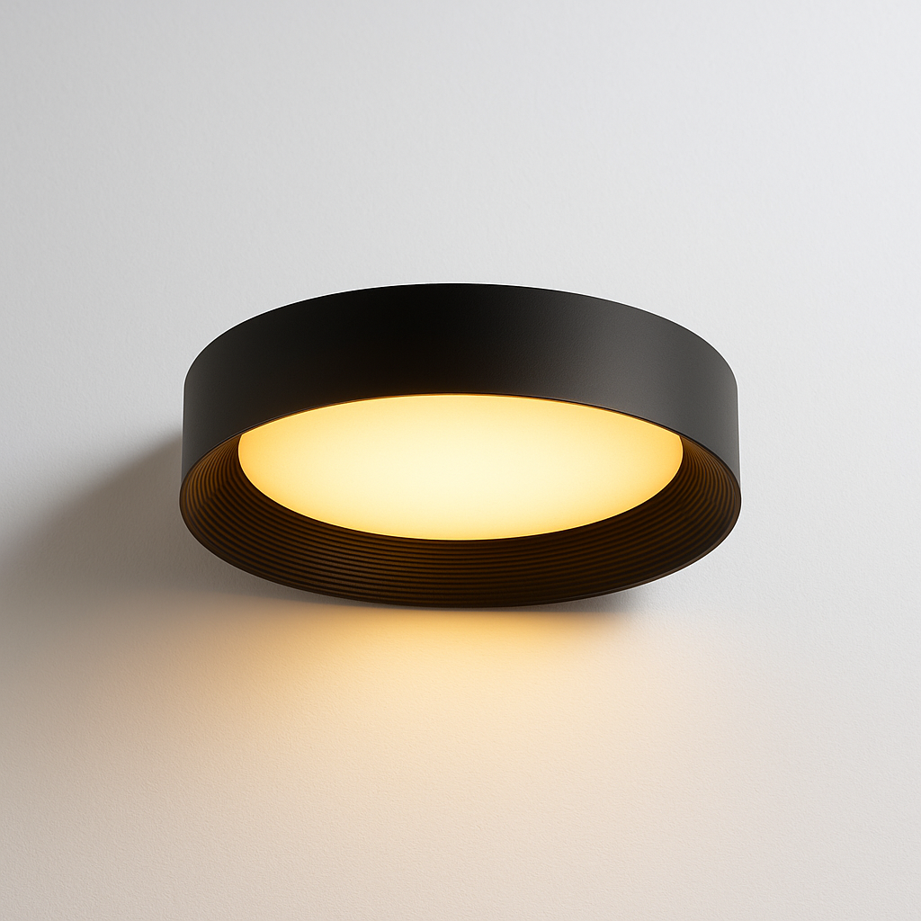 Luminária Plafon Moderna Minimalista LED Metal Acrílico Wigan - ABAZZUR™