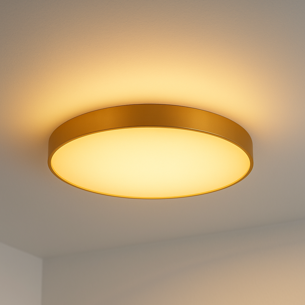 Luminária Plafon Moderna Minimalista Metal Acrílico LED Dover - ABAZZUR™