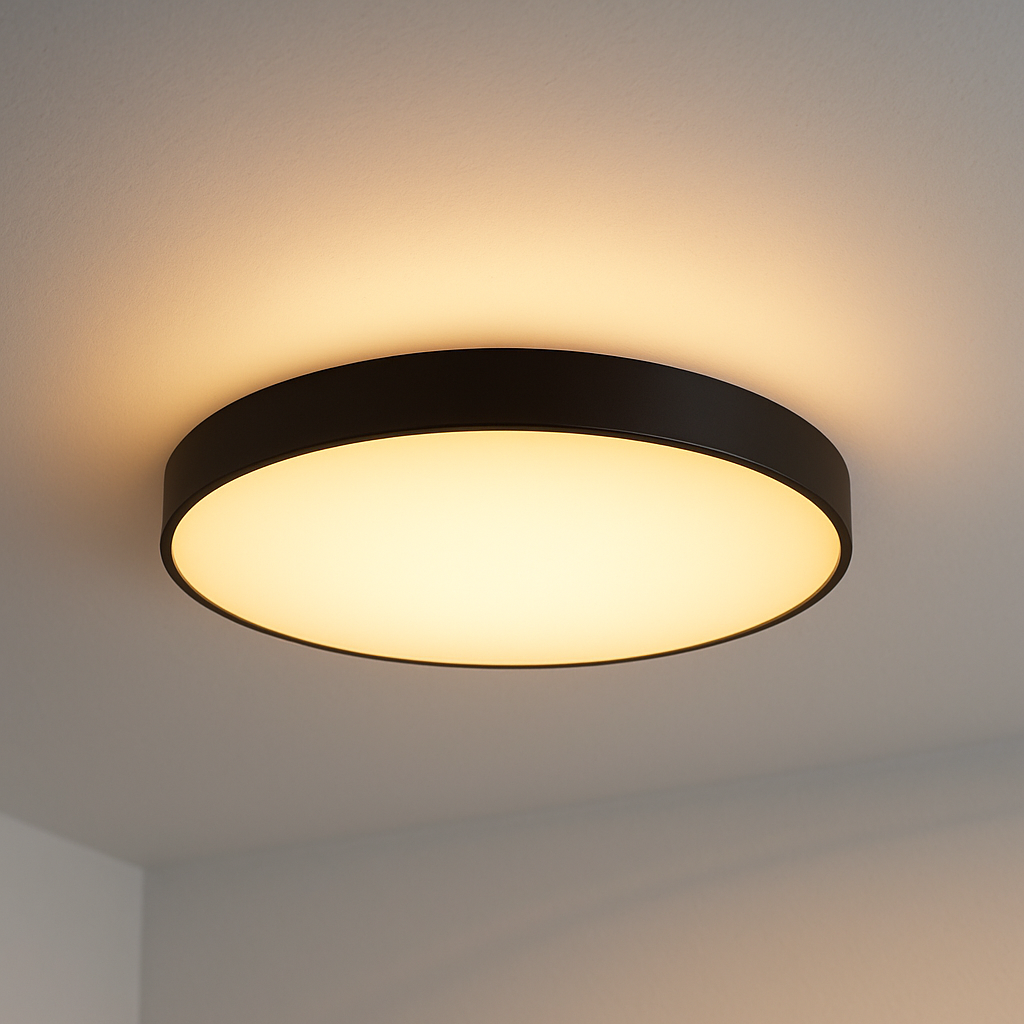 Luminária Plafon Moderna Minimalista Metal Acrílico LED Dover - ABAZZUR™