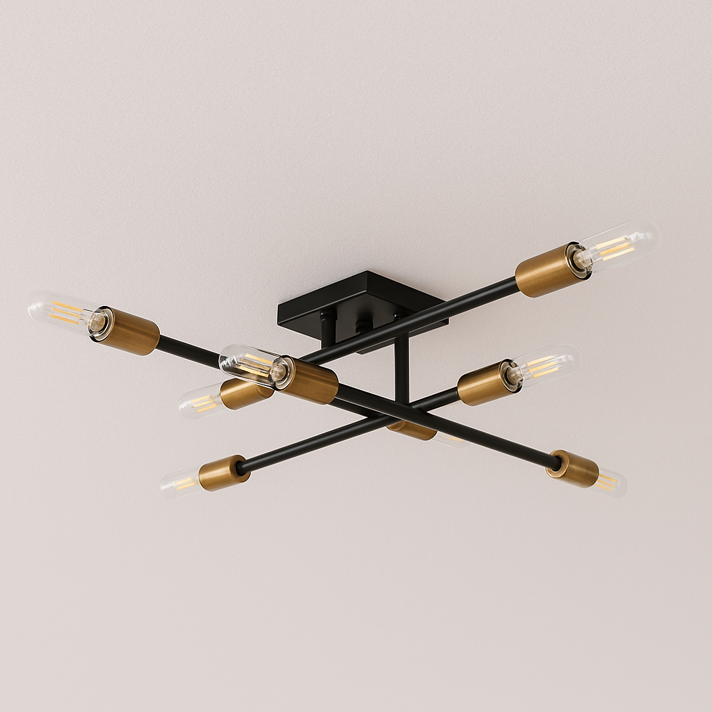 Luminária Plafon Moderna Minimalista Metal Sputnik Inuy - ABAZZUR™