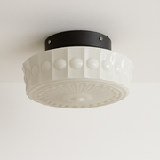 Luminária Plafon Moderna Minimalista Metal Vidro Brigg - ABAZZUR™