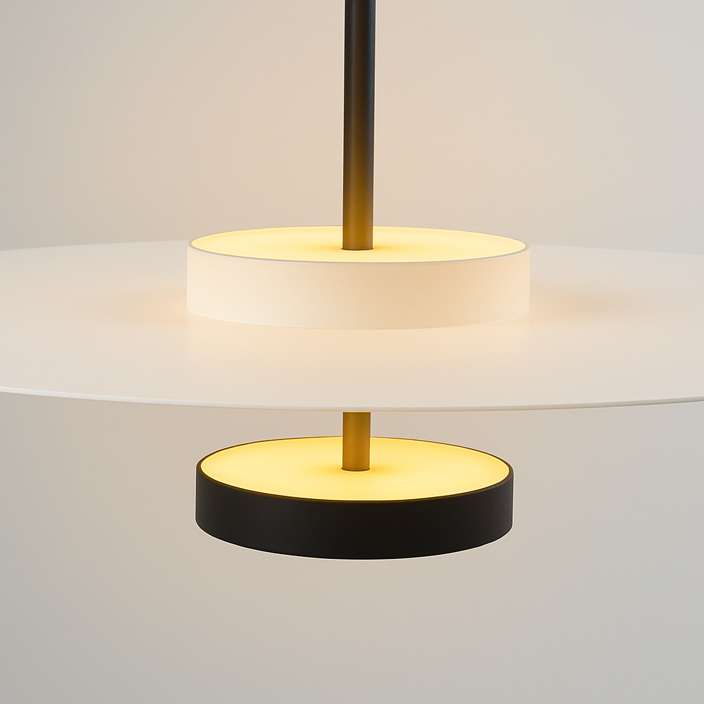 Luminária Plafon Moderna Minimalista Rebatedor Metal LED Hita - ABAZZUR™