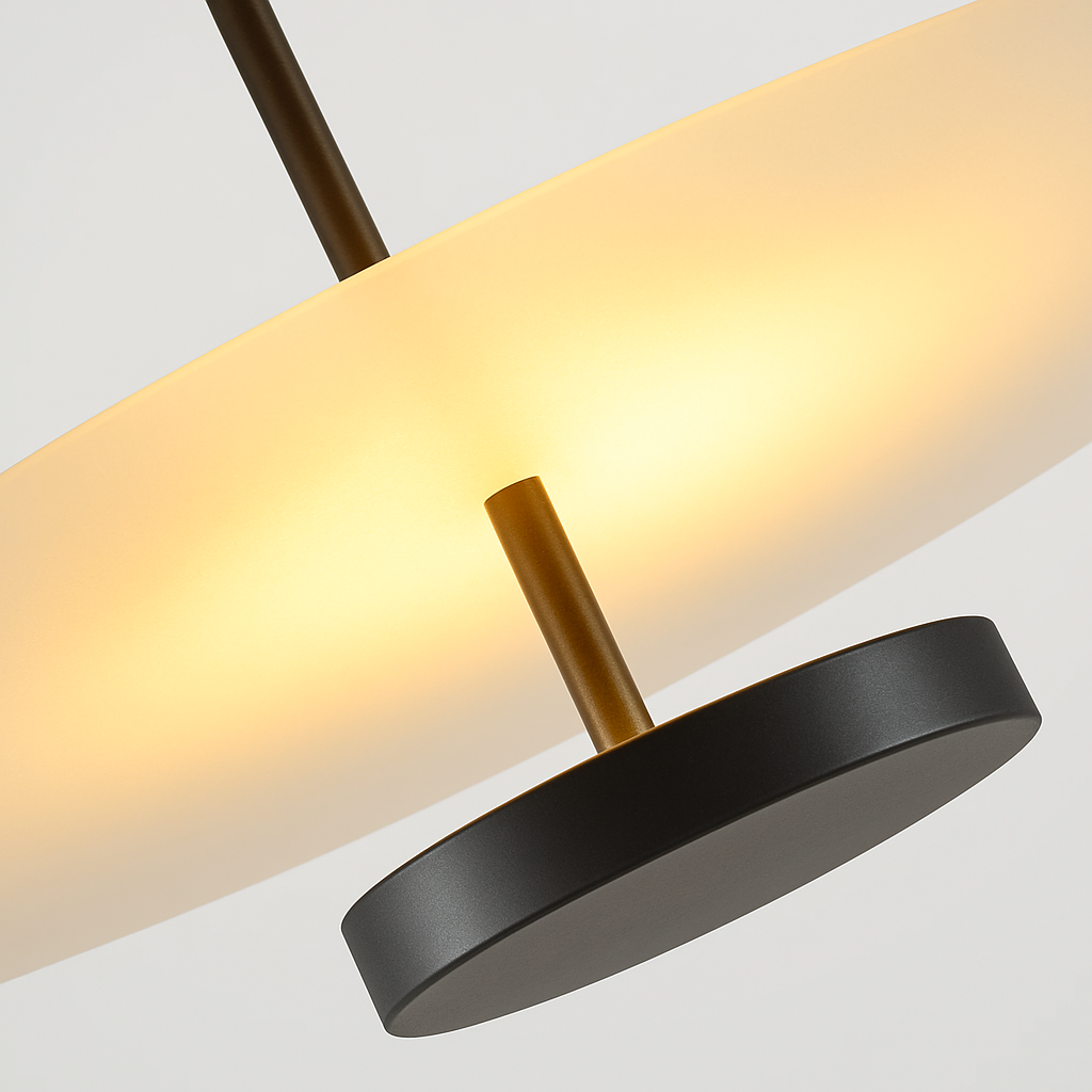 Luminária Plafon Moderna Minimalista Rebatedor Metal LED Hita - ABAZZUR™
