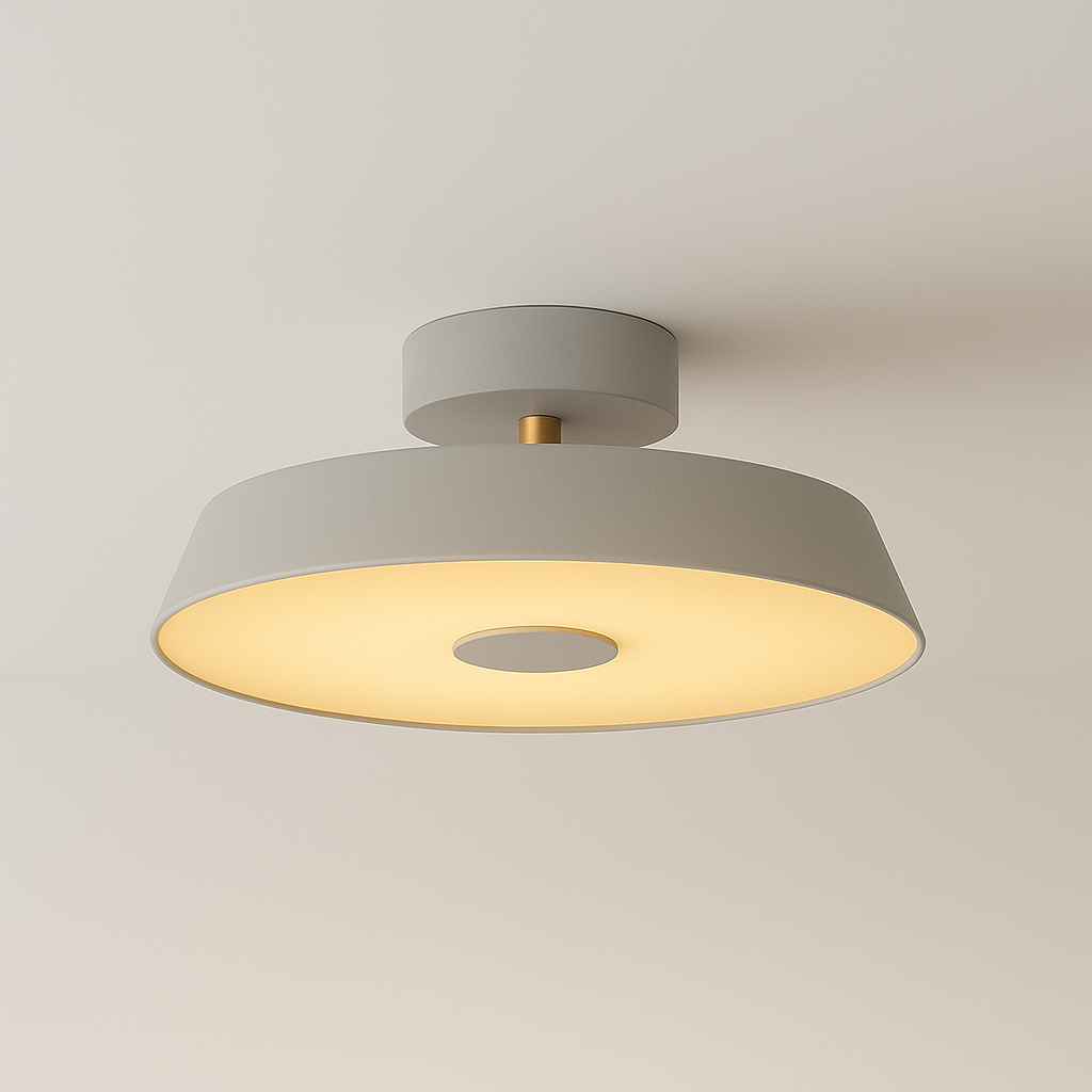Luminária Plafon Moderna Minimalista Redondo Metal LED Erie - ABAZZUR™