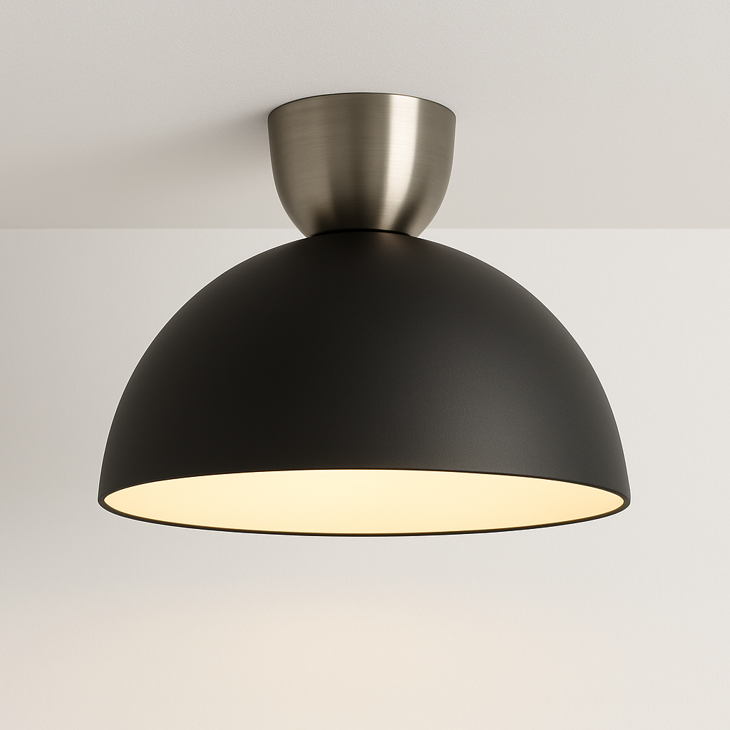 Luminária Plafon Moderna Minimalista Redondo Metal Ojai - ABAZZUR™
