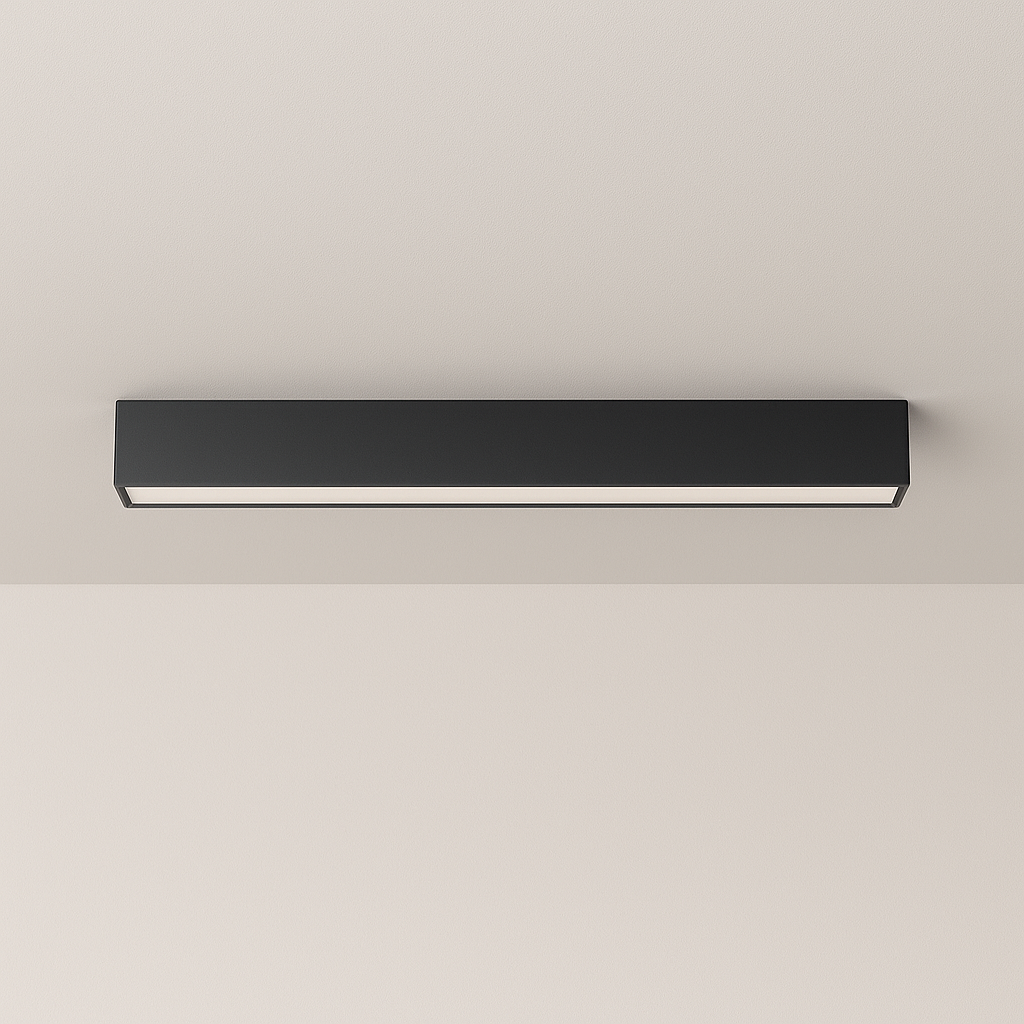 Luminária Plafon Moderna Minimalista Sobrepor Mini Focos Linear LED Lodi - ABAZZUR™