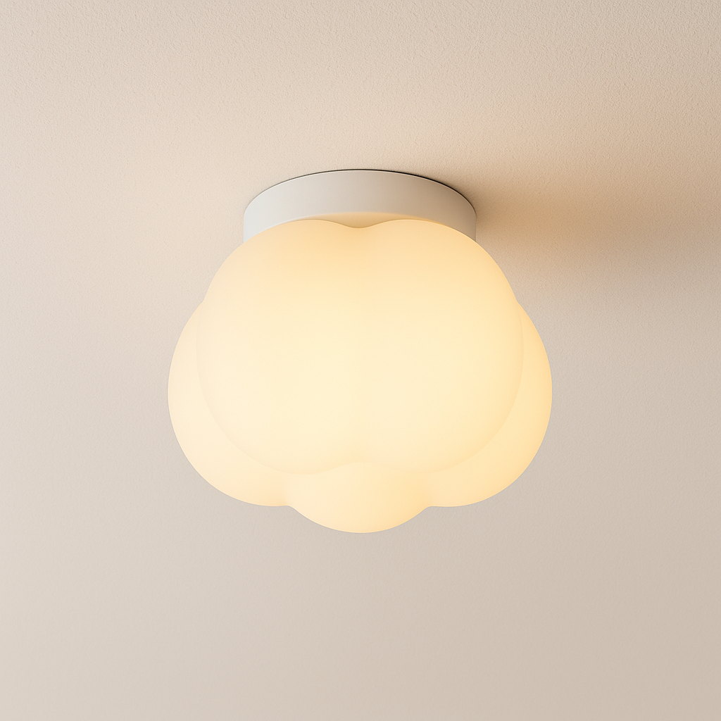 Luminária Plafon Moderna Minimalista Vidro Acrílico Metal Segni - ABAZZUR™