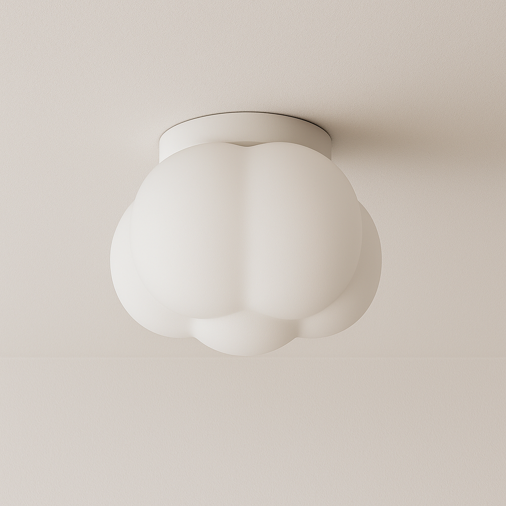 Luminária Plafon Moderna Minimalista Vidro Acrílico Metal Segni - ABAZZUR™