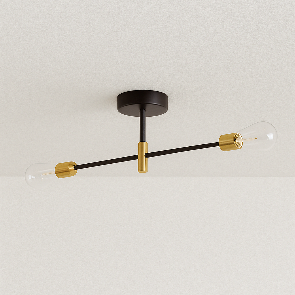 Luminária Plafon Moderno Minimalista Metal Sputnik Troy - ABAZZUR™