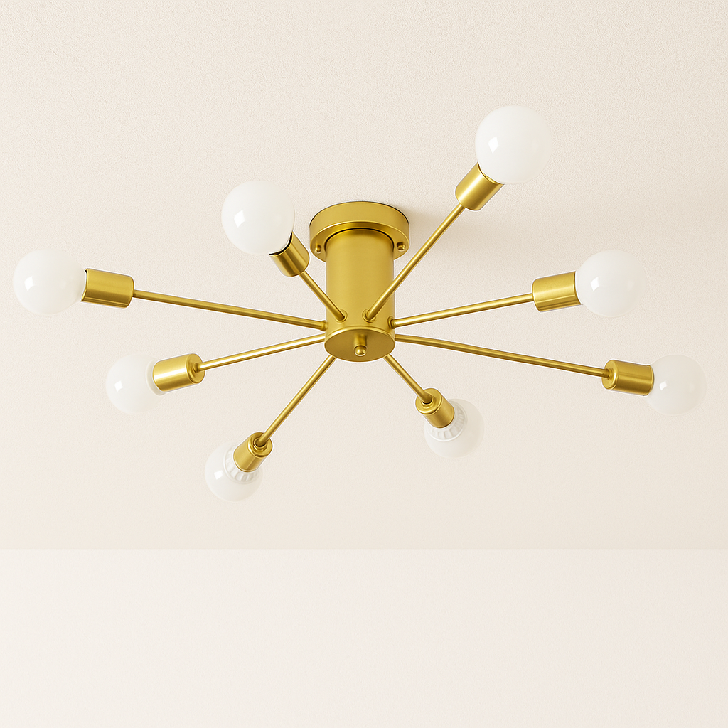 Luminária Plafon Moderno Minimalista Sputnik Brady - ABAZZUR™