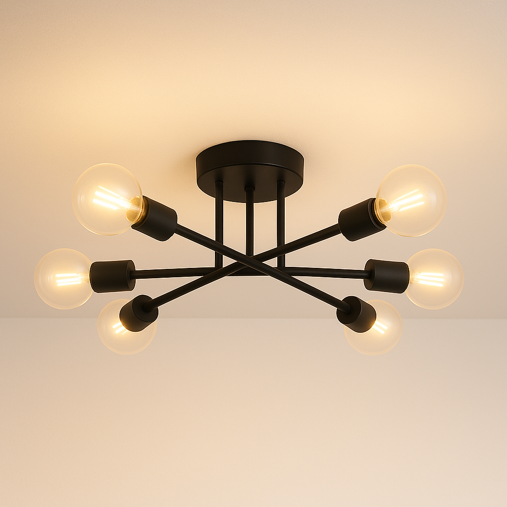 Luminária Plafon Sobrepor Moderno Minimalista Sputnik Cagli - ABAZZUR™