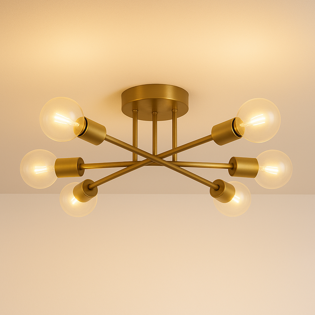 Luminária Plafon Sobrepor Moderno Minimalista Sputnik Cagli - ABAZZUR™